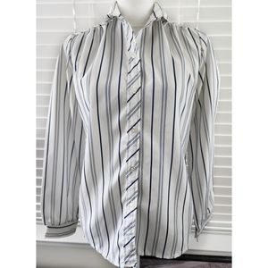 VINTAGE striped blouse Small
